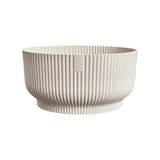 thumbnail of elho Vibes Fold Übertopf Ø 14 cm Leinenweiß Blumentopf modern nachhaltig