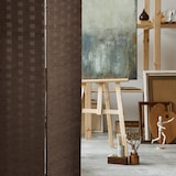 thumbnail of Relaxdays Paravent Raumteiler, HxB: 170x320 cm, faltbarer Raumtrenner, 8-teiliger Sichtschutz, Holz & Papierseil, braun