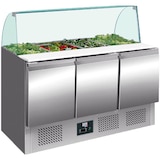 thumbnail of L2G - S903CG - saladette refrigeree inox pare-haleine verre +2/+8°c, 3 portes gn1/1, cap.4gn1/1 - 368l