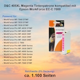 thumbnail of D&C 405XL Magenta Tintenpatrone kompatibel mit Epson WorkForce EC-C 7000