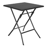 thumbnail of Table pliante carrée Bolero noire 620mm