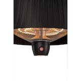 thumbnail of Stufa da esterno Sunred Artix Compact Bright appesa nera 1500 Watt