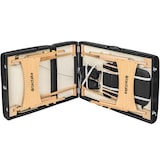 thumbnail of 3 Zonen Massageliege Somwang mit 7,5cm Polsterung und Holzgestellschwarz