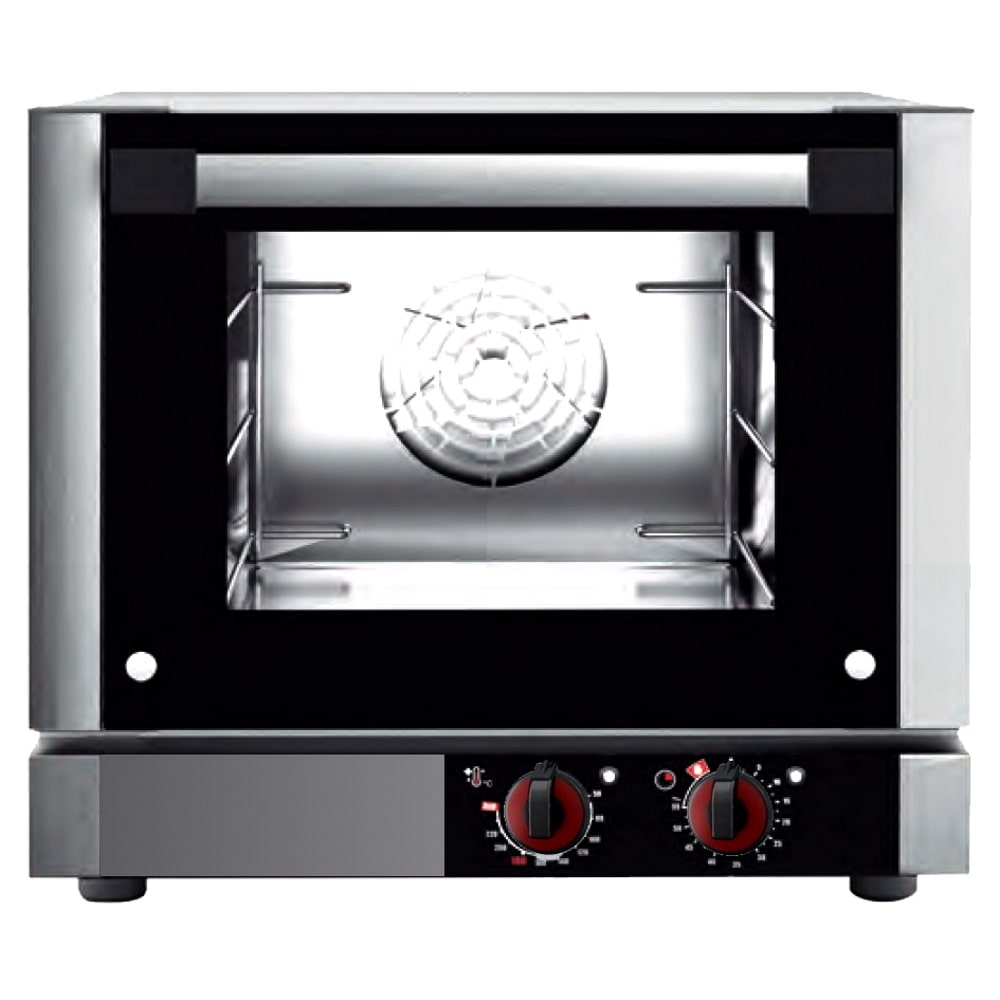 EURAST - Forno de convecção elétrica dir.3 gn 1/2 ou tabuleiros 340x240 - 500x560x460 mm - 2500 W 230/1V - 41025017