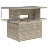 thumbnail of vidaXL 9-teiliges Garten-Sofa-Set mit Kissen in Hellgrau aus Poly Rattan