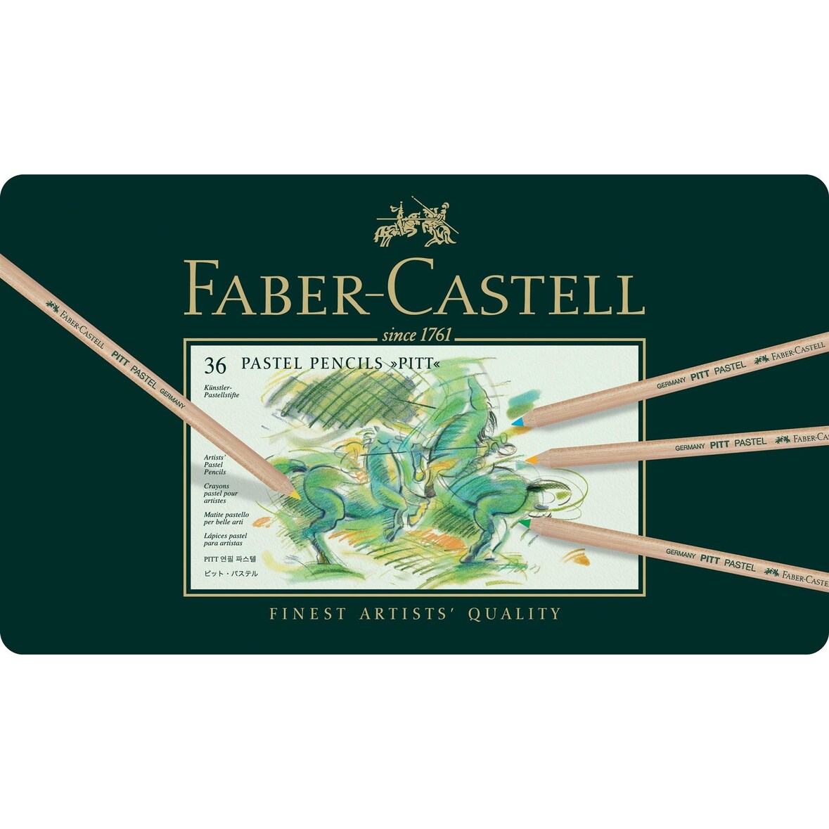 Faber Castell Künstler-Pastell Pitt 4,3mm 36er Metalletui