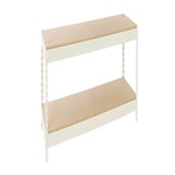 thumbnail of SimonRack Industrieregal, 900x1500x450 mm, 600 kg am Biegepunkt, 2 Holzböden, Garagenregal, Weiss/Holz- Simonforte