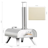 thumbnail of BIGHORN Pizza Pellet Oven - Pizza oven voor Buiten - Draagbaar - Opvouwbaar - RVS - 15KG - 460° - met Draagtas