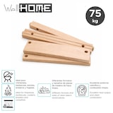 thumbnail of WellHome - Conjunto de 5 Caixas de Lenha de faia 75 kg (5 x 15 kg) madeira seca natural para lareiras, churrasqueiras e fornos
