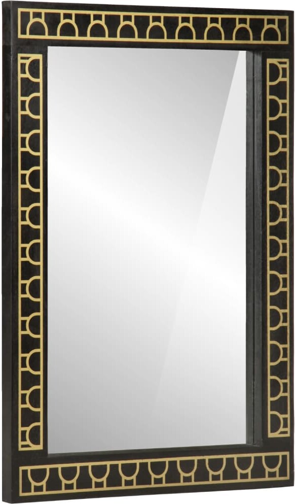 vidaXL Badspiegel 50x70x2,5 cm Massivholz Mango und Glas