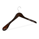 thumbnail of Relaxdays Anzug Kleiderbügel, 10er Set, breite Schulter, 360° drehbarer Haken, Kostüm, Jacken, Holzbügel, dunkelbraun