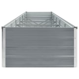 thumbnail of vidaXL Plantenbak verhoogd 480x80x45 cm gegalvaniseerd staal grijs