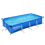 thumbnail of Steel Pro™ Frame Pool-Set, eckig, mit Filterpumpe 400 x 211 x 81 cm