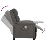 thumbnail of vidaXL Massagesessel Elektrisch Dunkelgrau Stoff