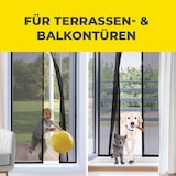 thumbnail of EASYmaxx Moskitonetz Magic Klick mit Magnetverschluß - schwarz 90 x 210 cm