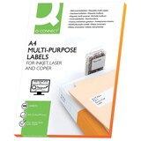 thumbnail of Q-Connect® KF00190 Inkjet+Laser+Kopier-Etiketten - 48,5 x 25,4 mm, weiß, 4000 Stück