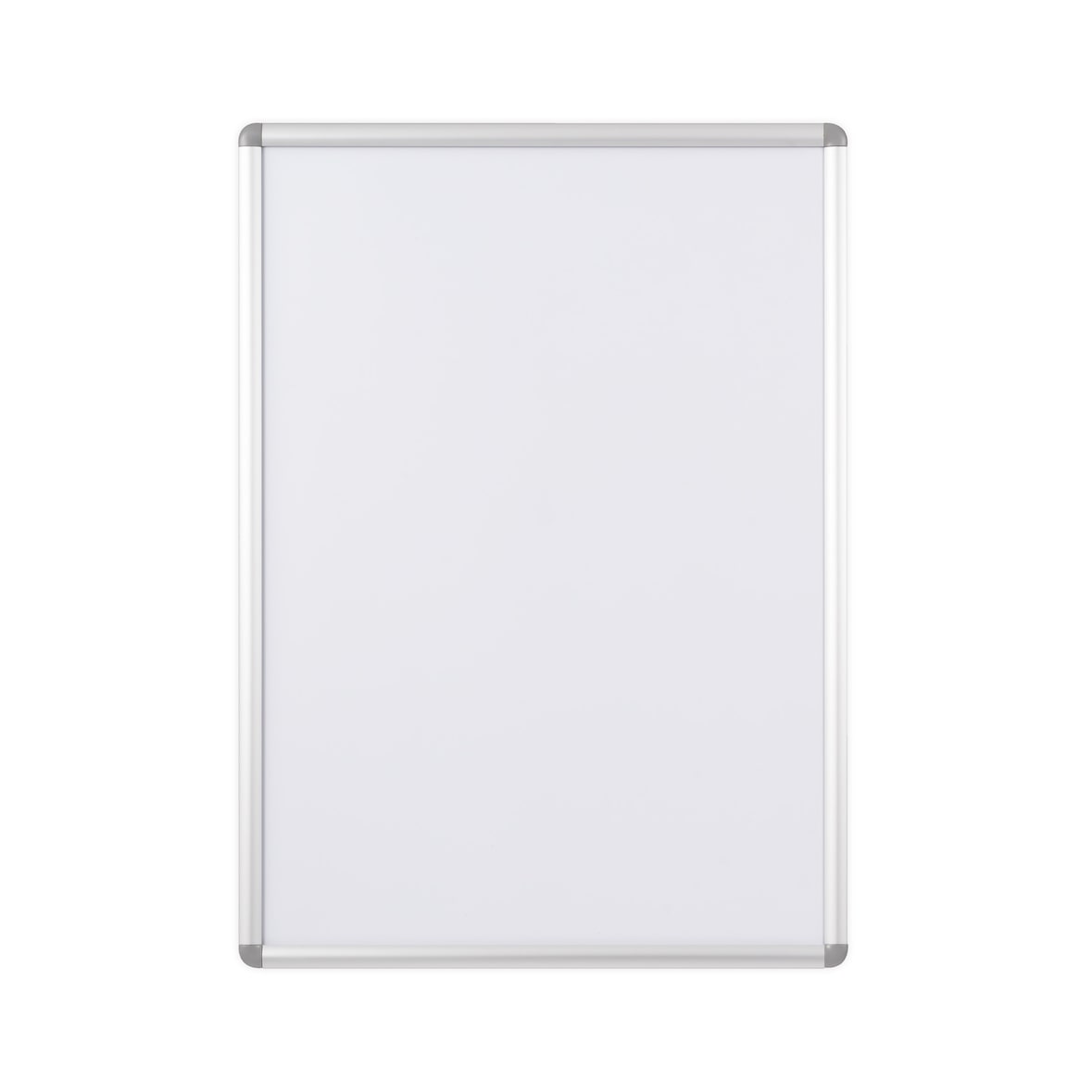 Expositor de Parede com Moldura Curl Bi-Office - 620 x 870 mm (A1), Moldura de Alumínio com Cantos de Plástico