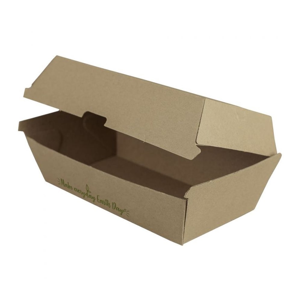 Kraft Hamburger Box 800ml 21x11x8cm 25un