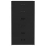 thumbnail of Helloshop26 - Buffet Sideboard Kommode Schrank Aufbewahrungseinheit Organizer für Küche Wohnzimmer Lounge mit 6 Schubladen 50 x 34 02_0029762