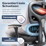 thumbnail of CLOUVOU ProSeat, ergonomischer Bürostuhl, thermoregulative Materialien, 4D-Armlehnen, 3D-Kopfstütze, BladeWheels, Schwarz