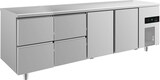 thumbnail of A&S Kühltisch -2 bis +8°C 2330x700x850mm mit 2x Türen und 2x zwei Schubladen