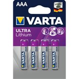 thumbnail of Varta AAA LR03 Ultra Batterie Lithium Blister x 4 Unités