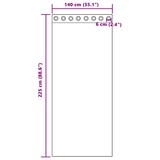 thumbnail of vidaXL Voile Vorhänge mit Ösen 2 Stk. Weinrot