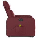 thumbnail of vidaXL Massagesessel mit Aufstehhilfe Elektrisch Weinrot Kunstleder