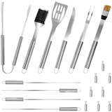 thumbnail of tectake Mallette barbecue 18 accessoires - gris - 400840