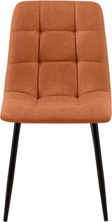 thumbnail of 2er Set Esszimmerstuhl FIGAD - Stoff Orange 45x55x84 cm | Essstühle Esszimmerstühle Küchenstühle Wohnzimmerstühle