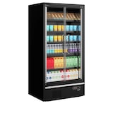 thumbnail of Galaxy+ GP10FGD Preto armário de exibição de geladeira de supermercado