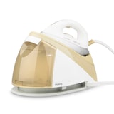 thumbnail of H.Koenig V28 Centro de Planchado, 2400W, 6 Bares, Depósito de agua extraíble 1.1L, Control Manual de la Temperatura, Blanco/Dorado
