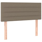thumbnail of vidaXL Boxspringbett mit Matratze & LED Taupe 90x190 cm Stoff