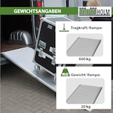thumbnail of TRUTZHOLM 1x Eventrampe 214 cm Traglast 600kg Alu grau geriffelt Rampe Auffahrrampe Verladerampe