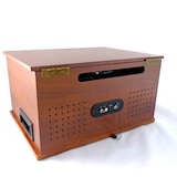 thumbnail of Chaîne Hifi INOVALLEY RETRO10E-BTH-N vinyle avec Fonction encoding, Bluetooth, CD, K7 Audio, FM, USB, Jeu de lumière OVNI LED