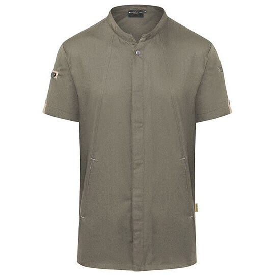 Kurzarm Kochjacke Green-Generation | Karlowsky Fashion GmbH | Sage (ca. Pantone 416C) | 54