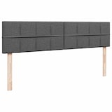 thumbnail of vidaXL Ottoman-Bett mit Matratzen & LEDs Dunkelgrau 180x200 cm Stoff