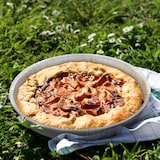 thumbnail of Relaxdays Aluschalen rund, 100er Set, HxD: 2,5 x 27,5 cm, Backform Linzertorte, Tropfschalen indirektes Grillen, silber