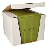 thumbnail of 1 lot de 100 Serviettes "ROYAL Collection" pliage ¼ 40 cm x 40 cm vert olive