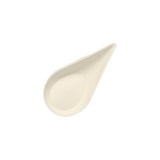 thumbnail of 500 Fingerfood - Teller, Zuckerrohr "pure" 10,5 cm x 5,7 cm weiss "Drop"