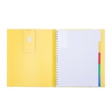 thumbnail of Carpeta de 20 fundas extraíbles "In&Out" translúcida amarillo