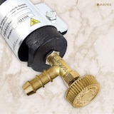 thumbnail of ELMA Válvula Reguladora de Gas Butano y Propano para Hornillo a Gas 8mm I Fabricado en Latón I Llave de Paso para Mangueras de Gas