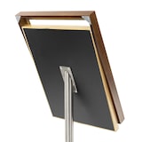 thumbnail of Securit® Présentoir porte-menu LED A4 "Classic" - Marron foncé - 4 vues