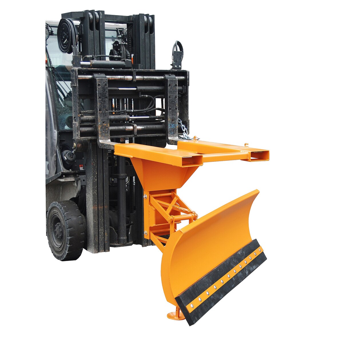 Schneepflug SCH P G 180 lackiert RAL2000 Gelborange Stapler Anbaugerät