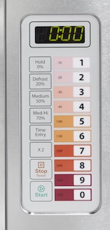 thumbnail of METRO Professional Micro-ondes GMW1125, acier inoxydable, 51.1x43.2x31.1 cm, 25 L, 100 programmes, minuterie 60 min, assiette max. Ø 30.5 cm, argenté