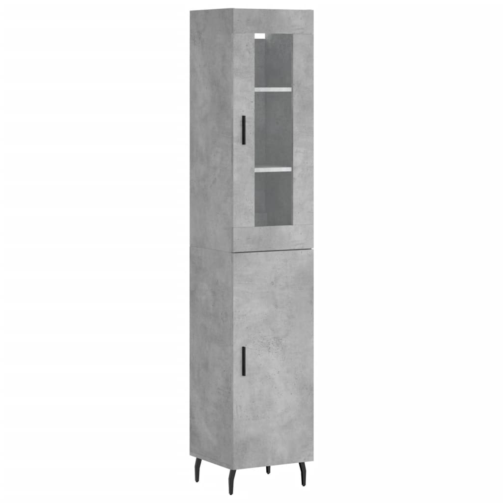 Helloshop26 - Buffet Sideboard Kommode Schrank Aufbewahrungsmöbel Organizer Küche Wohnzimmer Lounge hoch 34,5 x 34 x 180 cm 02_0034278