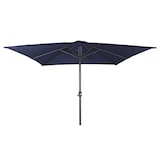 thumbnail of Alu Sonnenschirm 2,5x2,5 m quadratisch Kurbelschirm Gartenschirm Balkon blau : Blau