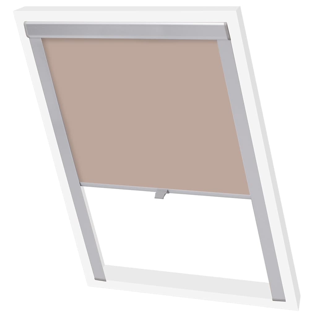 vidaXL Verdunkelungsrollo Beige SK06