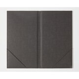 thumbnail of SIGEL RM101 Rechnungsmappe, anthrazit mit edler Leinenstruktur, strapazierfähig und leicht abwischbar, 23 x 13 cm