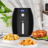 thumbnail of HOMCOM Freidora sin Aceite 5.5L con Pantalla LED Táctil 8 Programas Temporizador 1700W Temperatura Ajustable y Apagado Automático 41x33x37 cm Negro